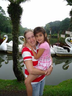 Sandra Furini (EFA, Três Passos) com a filha Julia